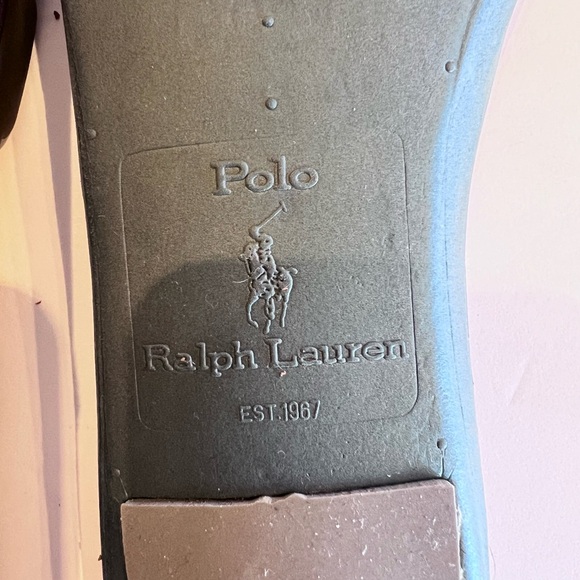 Polo Ralph Lauren Vintage Men's Brown and Tan Oxfords Sz 10 1/2 - Picture 14 of 16